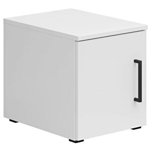 Mavira Çok Amaçlı Dolap - Tek Kapaklı - 30 Cm - Beyaz