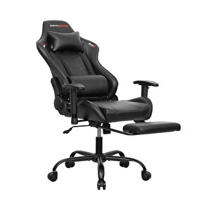 Adore Gaming Prox Ergo Oyuncu Koltuğu - Siyah S.deri 71x126-136x77,5 Cm