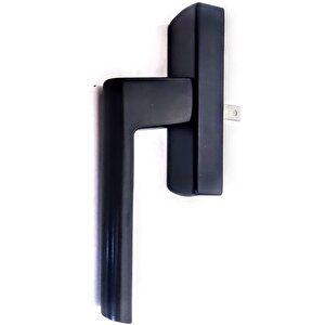 Si-aubi Eksenel Alüminyum Pencere Kolu  Siyah (ral 9005) (si̇-line Lm)