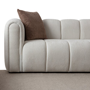 Eymense Nline Üçlü Koltuk Beyaz