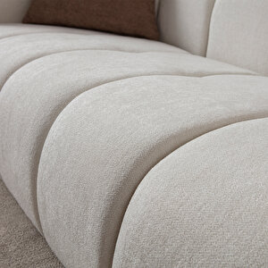 Eymense Nline Üçlü Koltuk Beyaz