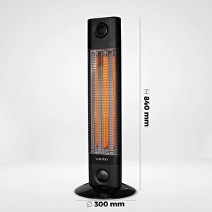 Ch1800 Rt 1700w Karbon Infrared Isıtıcı (kumandalı)