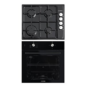 Siyah 2 Li Set ( Fırın - Ocak )