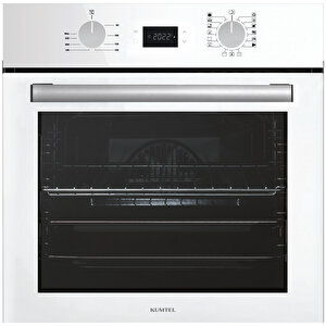 Digital Plus 15 Programlı 2'li Beyaz ankastre Set (ocak-fırın)