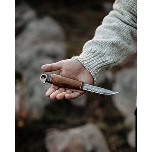 Marttini Kartal Damascus Puukko Biçak