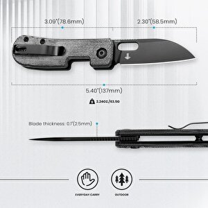 Banish | 154cm | Micarta | V2676c1