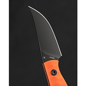 Bestech Heidiblacksmith#3 Bfk08b Turuncu G10 Sap 14c28n Çelik Bıçak