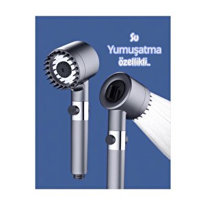 Masaj Başlıklı Su Atasarruflu Kireç Önleyici Özellikli Yüksek Basınç Duş Başlığı(2filtreli)