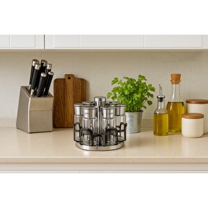 Paprica Standlı 6'lı Baharatlık