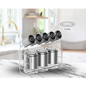 Sage Standlı 8'li Baharat Seti