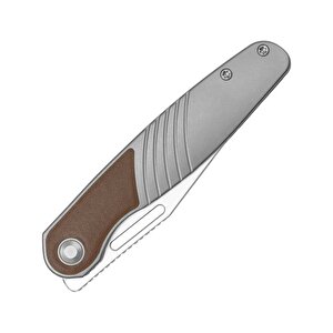 Raze | S45vn | Titanium & Leather | Ki3720a2