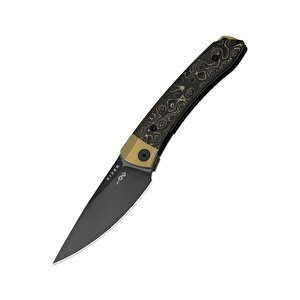 Mini Momo | S90v | Titanium+fat Carbon Camo Gold | Ki3663a3