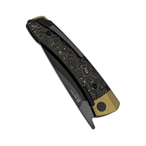 Mini Momo | S90v | Titanium+fat Carbon Camo Gold | Ki3663a3