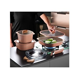 Fika Comfort Terracota Tencere, Tava Ve Fırın Kabı Seti