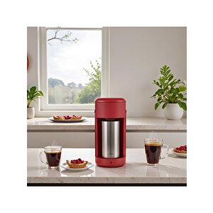 Mono Personal Filtre Kahve Makinesi Ve Inox Kişisel Termos Hediyeli Red