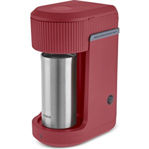 Mono Personal Filtre Kahve Makinesi Ve Inox Kişisel Termos Hediyeli Red