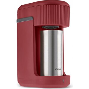 Karaca Mono Personal Filtre Kahve Makinesi Ve Inox Kişisel Termos Hediyeli Red