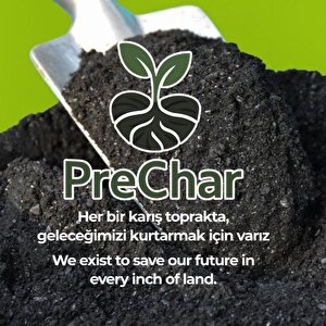 Prechar Meşe Odunu Bazlı Karbon Toprak Düzenleyici 32l Biochar 3mm Ve Altı