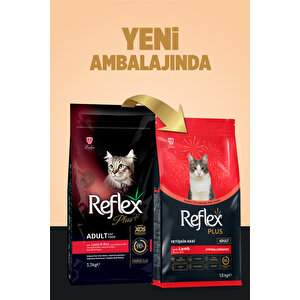 Plus Kuzu Etli Ve Pirinçli Yetişkin Kedi Maması 1,5 Kg