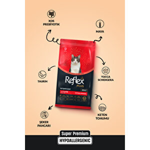 Plus Kuzu Etli Ve Pirinçli Yetişkin Kedi Maması 1,5 Kg