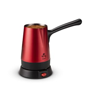 Ki̇ng Fasil K449 Kahve Maki̇nesi̇ Kirmizi