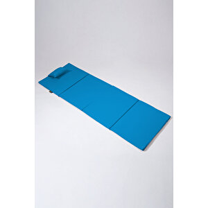 Taşınabilir, Katlanabilir Çanta Şezlong Minderi - Mavi