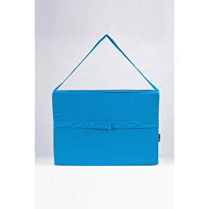 Taşınabilir, Katlanabilir Çanta Şezlong Minderi - Mavi