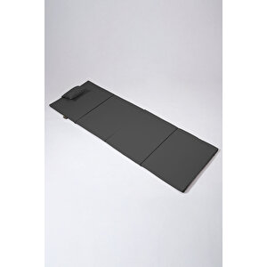 Katlanır Taşınabilir Çanta Şezlong Minderi, Yastıklı - Antrasit