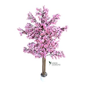 Yapay Ağaç 150 Cm Yoğun Yapraklı Yapay Sakura Japon Bahardalı Ağacı Pembe