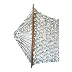 Relax Ipek Hamak -gondol Hamak 3.30cm En 1.40 El Örgüsü Sık Örgülü Bahçe Piknik Kamp Salıncak