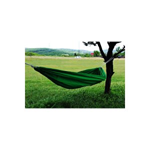 Elax Ipek Hamak - Yeşil Kamp Hamak Kolay Kurulum Bahçe Piknik Yazlık Kamp Salıncak