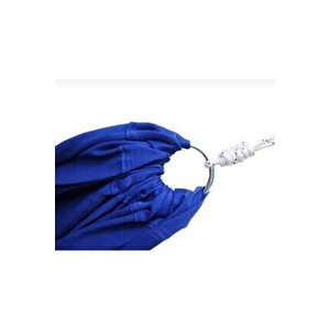 Relax İpek Hamak- Kamp Hamak Mavi Renk Bahçe Piknik Yazlık Vb Salıncak