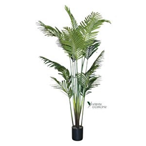 190 Cm Islak Dokulu 14 Dallı Lüks Yapay Areka Ağacı