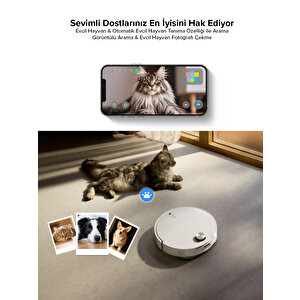 Qrevo Curvx Akılı Robot Süpürge Beyaz