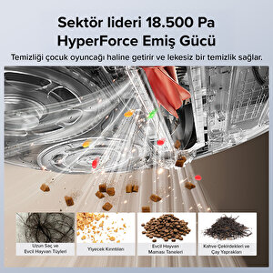 Qrevo Edge 5v1 Akıllı Robot Süpürge - Beyaz