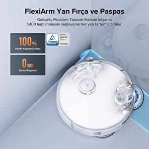 Qrevo Edge 5v1 Akıllı Robot Süpürge - Beyaz