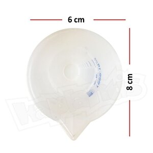 Isolab 1000ml Plastik Mezür Mavi Skala