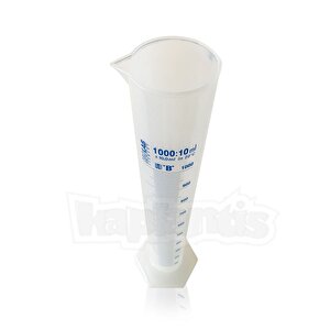 Isolab 1000ml Plastik Mezür Mavi Skala