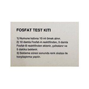 Chembio Fosfat (orto) Test Kiti 100 Test (0,5 - 1 - 2,5 - 5 - 10 -30 Ppm)