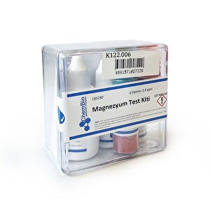 Chembio Magnezyum Test Kiti 70 Test Titrimetrik 2.4 Ppm/damla