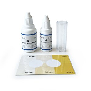 Chembio Amonyum Test Kiti 0-10 Ppm 100 Test Kolorimetrik Ammonium Su Kalite Akvaryum