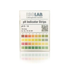 Isolab Ph Test Kağıdı 0-14ph 100ad.