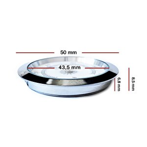 Analog Higrometre Nem Ölçer Humidor Puro Kutusu İçin Metal Çerçeve Beyaz 50mm