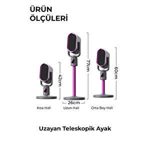 Robo Teleskopik Ayaklı Isıtıcı