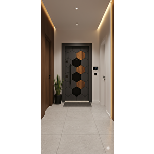 Eli̇t Seri̇si̇ Elegance Güvenli̇k Kapisi Çeli̇k Kapi, Vi̇lla Kapisi