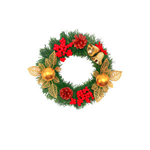 Waldern Yılbaşı Kapı Süsü 24 Cm Dekoratif Yılbaşı Süsü