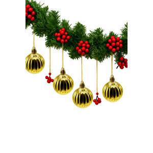 5 Cm Cici Top Parlak Yılbaşı Ağaç Süsü