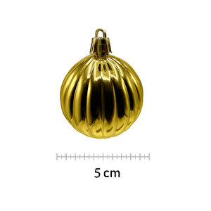 5 Cm Cici Top Parlak Yılbaşı Ağaç Süsü