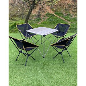 Büyük Masa + 4 Prati̇k Sandalye Set