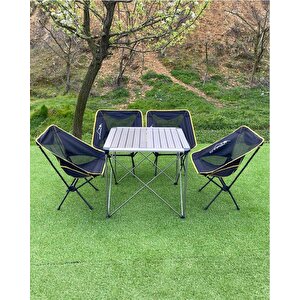 Büyük Masa + 4 Prati̇k Sandalye Set